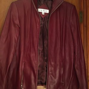 Valerie Stevens Real Leather Jacket SM/M